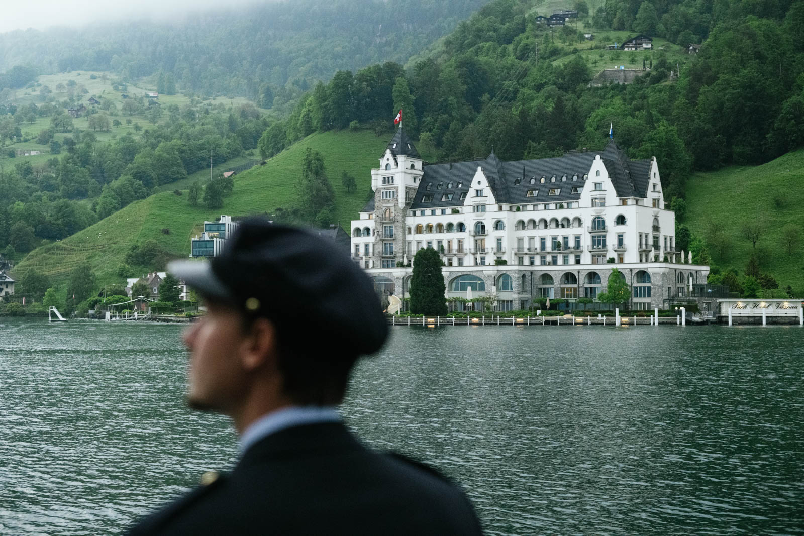 veranstaltungsmacher KPMG Partnermeeting 2023 Luzern Hotel Vitznau Blick vom See
