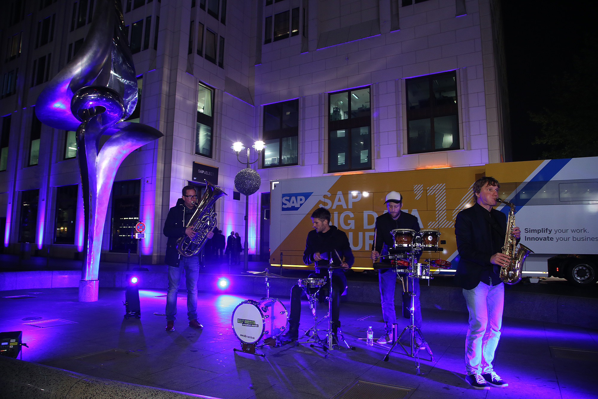 veranstaltungsmacher SAP Select internationale Konferenz 2014 Outdoor Band